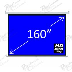 160″ 4:3 Fiber Glass Electric screen