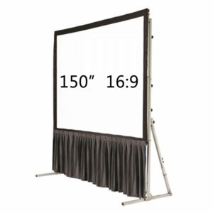 150" Fast Fold 16:9 bottom drape kit